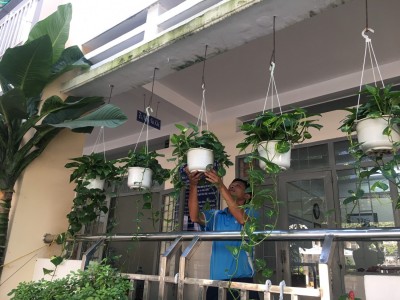 Trường TH Phú Lợi tích cực xây dựng phong trào “xanh - sạch - đẹp”.