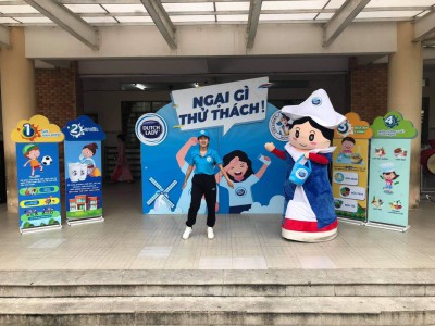 Chương trình “Ngại gì thử thách” do công ty Dutch Lady phối hợp tổ chức