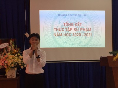 TH Phú Lợi tổ chức tổng kết và chia tay đoàn thực tập sư phạm năm học 2020 - 2021
