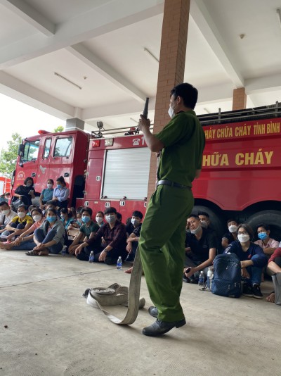 Trường TH Phú Lợi đã tham gia tập huấn công tác PCCC năm 2022