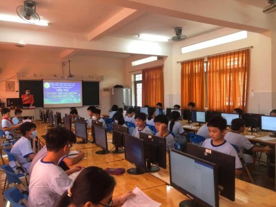 Trường tiểu học Phú Lợi tổ chức hội thi Tin học trẻ cấp trường năm học 2022 2023