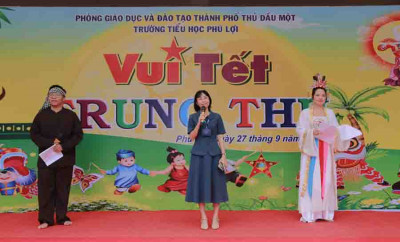 Trường tiểu học Phú lợi  đã tổ chức Tết Trung thu cho các em học sinh