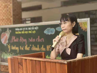 Trường Tiểu học Phú Lợi tổ chức phát động sân chơi ý tưởng trẻ thơ dành cho học sinh tiểu học