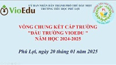 Trường Tiểu Học Phú Lợi tổ chức vòng chung kết cấp trường sân chơi “đấu trường vioedu” năm học 2024 – 2025