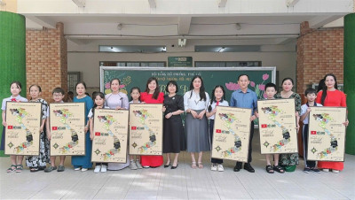 Liên Đội Tiểu học Phú Lợi phát động phong trào “tự hào một dải non sông”