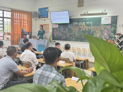 Trường Tiểu học Phú Lợi tổ chức chào đón đoàn Thực tập Sư phạm 2 – Khóa D23