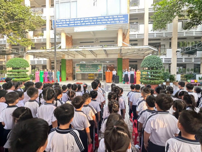 Trường Tiểu học Phú Lợi tổ chức chào đón đoàn Thực tập Sư phạm 2 – Khóa D23