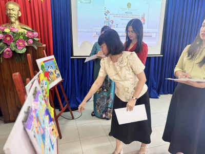 Trường Tiểu học Phú Lợi tổ chức hội thi Sáng kiến bảo đảm trật tự trường học về phòng, chống bạo lực học đường