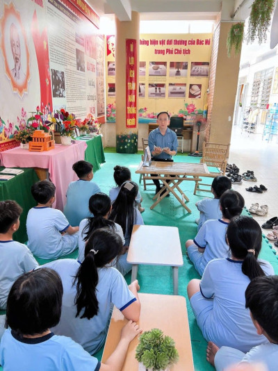 Tăng cường giáo dục truyền thống qua “Không gian văn hóa Bác Hồ” tại Trường Tiểu học Phú Lợi