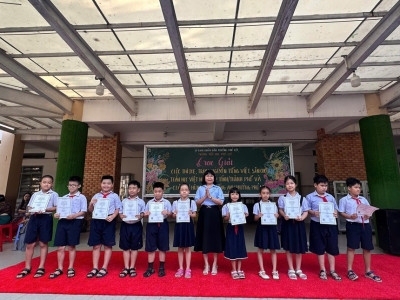 Trường Tiểu học Phú Lợi phối hợp cùng Trung tâm Anh ngữ CIE tổ chức cuộc thi “Spelling Parrot”