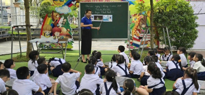 Tiết đọc thư viện – gieo mầm thói quen đọc sách cho các em cho học sinh