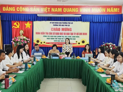 Trường Tiểu học Phú Lợi đã tổ chức họp cha mẹ học sinh lần thứ 3 năm học 2025–2026