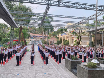 Liên Đội Trường tiểu học Phú Lợi tổ chức Đại hội cháu ngoan Bác Hồ năm học 2025 – 2026