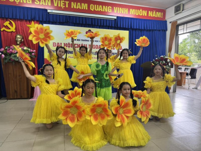 Liên Đội Trường tiểu học Phú Lợi tổ chức Đại hội cháu ngoan Bác Hồ năm học 2025 – 2026