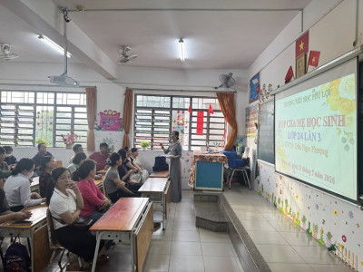 Trường Tiểu học Phú Lợi đã tổ chức họp cha mẹ học sinh lần thứ 3 năm học 2025–2026