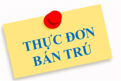 Thực đơn tuần: 5 (06/10/2024-10/10/2025)