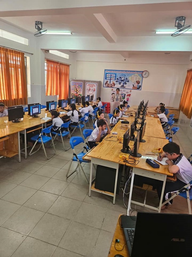 Trường Tiểu học Phú Lợi tổ chức vòng chung kết cấp huyện sân chơi “Đấu Trường Vioedu” năm học 2024 – 2025