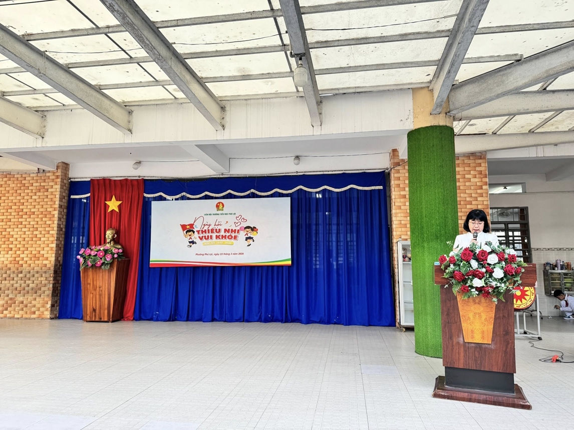 TH Phú Lợi tổ chức ngày hội “Thiếu Nhi Vui Khỏe” – năm học 2025–2026