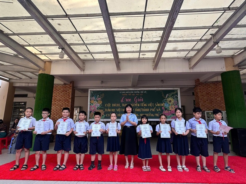 Trường Tiểu học Phú Lợi vinh danh – trao giải các sân chơi trí tuệ năm học 2025 - 2026