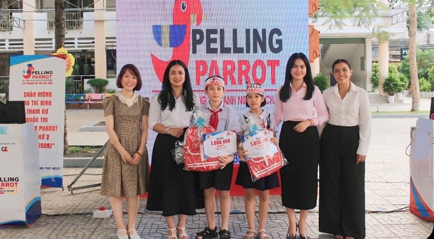 Trường Tiểu học Phú Lợi phối hợp cùng Trung tâm Anh ngữ CIE tổ chức cuộc thi “Spelling Parrot”