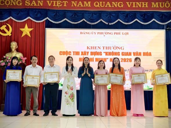 Chi bộ Trường Tiểu học Phú Lợi vinh dự đạt giải khuyến khích – bảng 2 cuộc thi xây dựng “Không Gian Văn Hóa Hồ Chí Minh” năm 2026